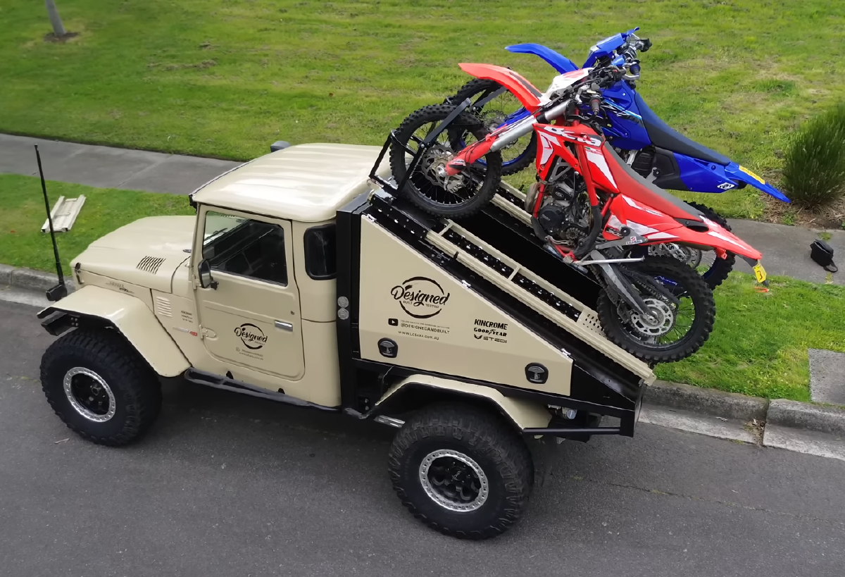 Designed and Built Automatic Dirt Bike Ramp