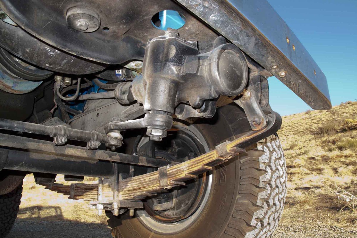 Leaf springs spring under