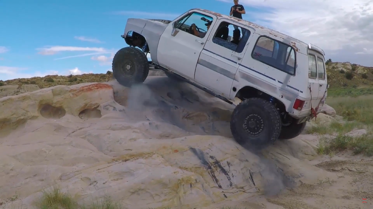 Monster tires, custom suspension, and serious fab work - see how Reckless Wrench turned a burb into the ultimate family hauling rockcrawler!